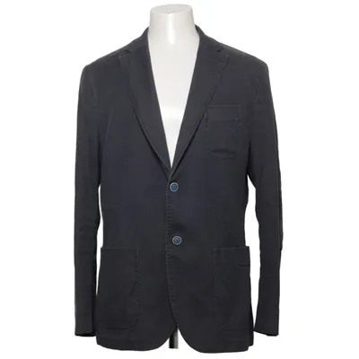 Blazer (Gray) from Massimo Dutti Cotton, Elastane