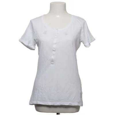 T-shirt manches longues (Blanc) de Blue Lemon Coton