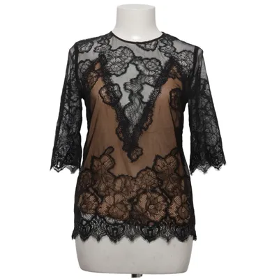 Top (Sort, Beige) fra Sandro Paris Polyamid, Polyester, Viscose