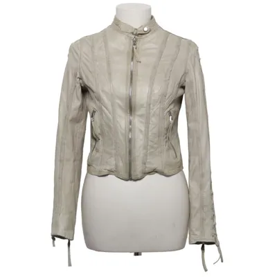 Leather jacket (Beige) from Rock'n Blue