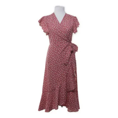 Wrap dress (Pink, White) from Droimp Elastane, Polyester
