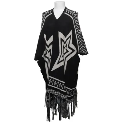 Poncho (Svart, Vit) från Lesara