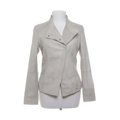 Läderjacka (Grå) från Boss Hugo Boss Bomull, Skinn, Polyester