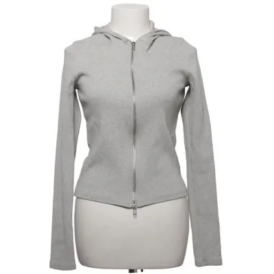 Huvtröja (Cut Tight Zip Hoodie) från Weekday Bomull, Elastan