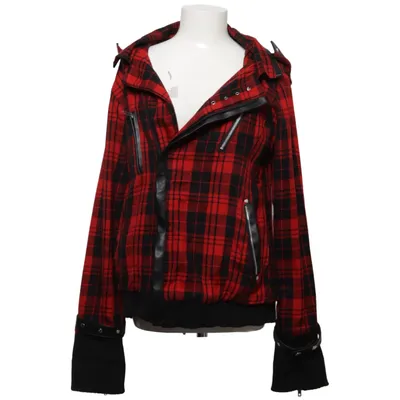 Veste de motard (Rouge, Noir) de Poizen Industries Acrylique, Polyester