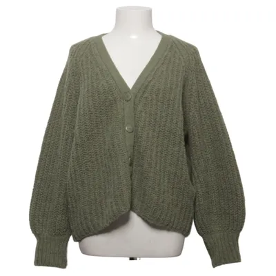 Cardigan (Green) from La Maille Sézane Alpaca wool, Polyamide