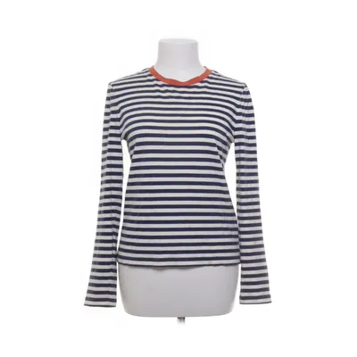 Langærmet t-shirt (Blå, Hvid) fra & Other Stories Bomuld