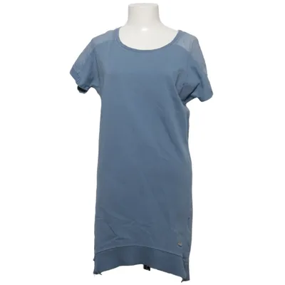 Jurk (Blauw) van Yo Weft Katoen, Elastaan, Zijde