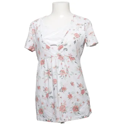 Haut d'allaitement (Blanc, Multicolore) de My Nursing Fashion Coton, Élasthane