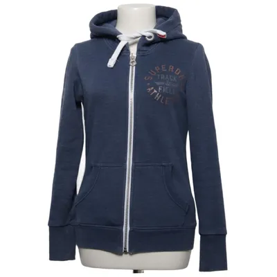 Hoodie (Blue) from Superdry Track & Field Cotton, Polyester