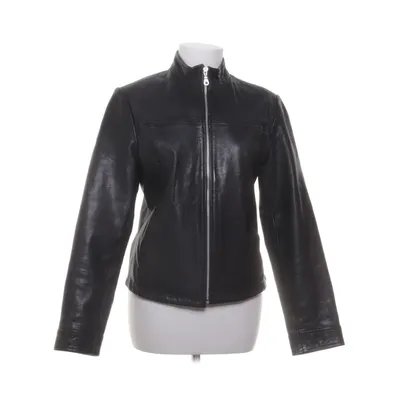 Læderjakke (Sort) fra VILA Læder, Polyester