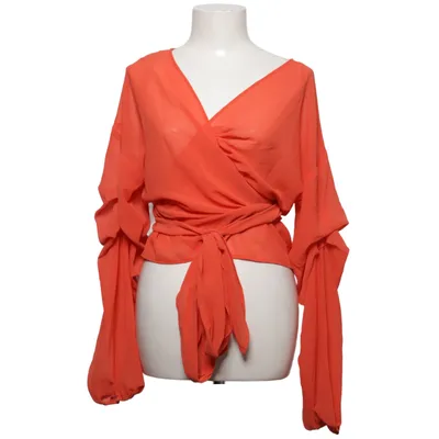 Slå-om bluse (Orange) fra Bik Bok