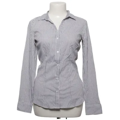 Shirt (Wit, Zwart) van H&M Katoen, Elastaan, Polyamide, Polyester