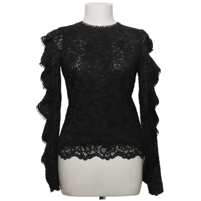 Bluse (Sort) fra Mint Velvet Bomuld, Elastan, Polyamid, Polyester, Viscose