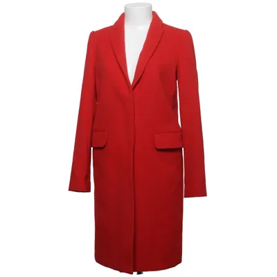 Coat (Red) from United Colors of Benetton Polyamide, Wool