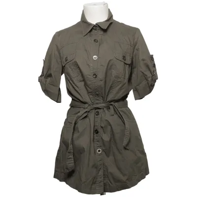 Shirt dress (Green) from Select Cotton