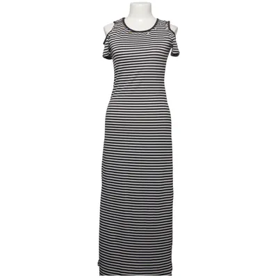 Maxi dress (Black, White) from PPT Style Elastane, Polyester
