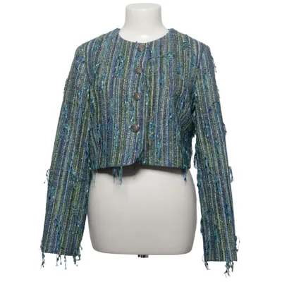 Blazer (Bleu, Vert, Multicolore) de adL Coton, Fibre métallique, Polyester