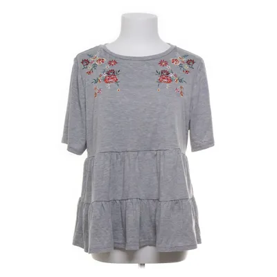 Peplumtopp (Grå, Flerfärgad) från Emery Rose Elastan, Polyamid, Polyester, Viskos