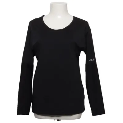 T-shirt à manches longues (Noir) de Casall Élasthane, Polyamide