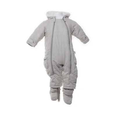 Overall (White, Gray) from Baby by Lindex Cotton, Polyester