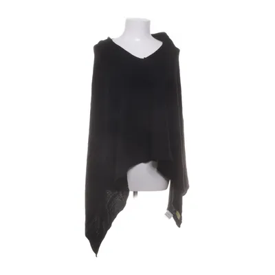 Poncho (Svart) från Line of Oslo Kashmir, Merinoull, Polyamid, Viskos