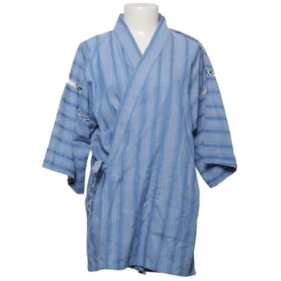 Kimono (Bleu, Blanc) Coton, Polyester