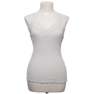 Tanktop  (Beige, Hvid) fra Rosemunde