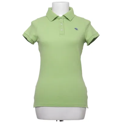 Pikétröja (Grön) från Abercrombie & Fitch Bomull, Elastan