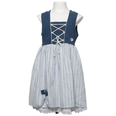 Dirndl (Bleu, Blanc) de Landhaus by C&A Lin, Polyester, Viscose