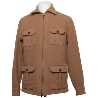 Safarijakke (Brun) fra John Henric Kashmir, Nylon, Uld