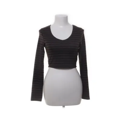 Crop top (Brun, Grå) från Romwe Elastan, Polyester