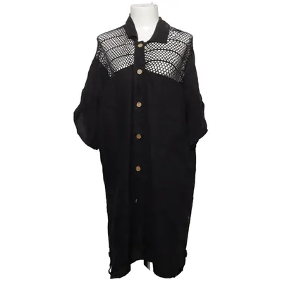 Shirt dress (Black) from Sarah Santos Linen