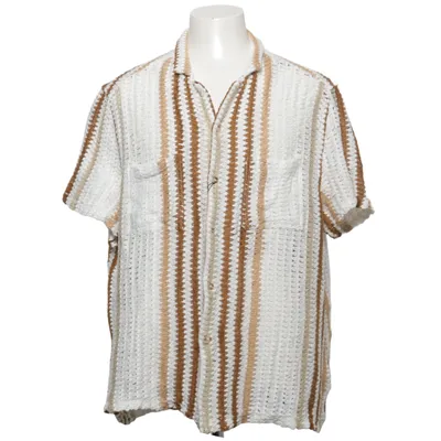 Korte mouwen shirt (Wit, Bruin, Beige) van ASOS Design Katoen, Polyester