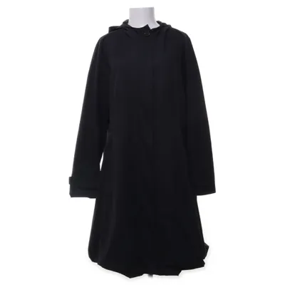 Coat (Black) from Zizzi Cotton, Polyester
