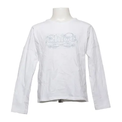 Langarmshirt (Weiß, Blau) von Chloé Baumwolle
