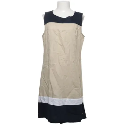 Kleid (Blau, Beige, Weiß) von Hublot Mode Marine Baumwolle, Leinen