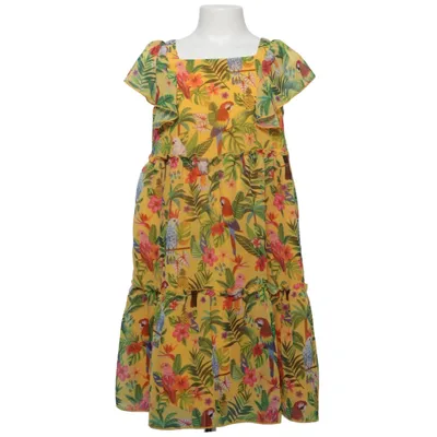 Jurk (Geel, Meerkleurig) van Emma Jayne x H&M Polyester