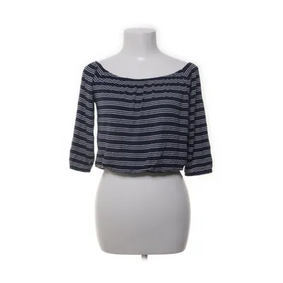 Topp (Blå, Vit) från Hollister Elastan