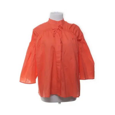 Knytblus (Orange) från Soaked Bomull