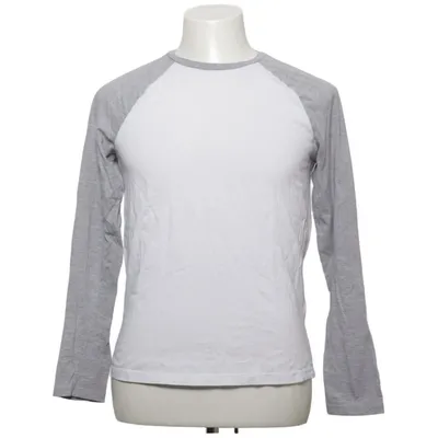 Baseballtröja (Grå, Vit) från Burton Menswear Bomull, Polyester