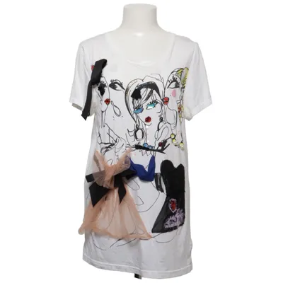 T-shirt (Blanc, Multicolore) de Lanvin x H&M Coton