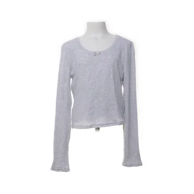 Blouse (Gray) from H&M Cotton, Viscose