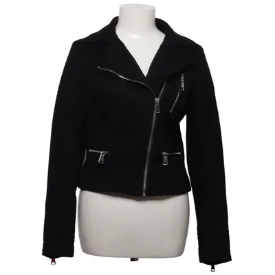 Biker jacket (Black) from Only Fashion Elastane, Polyester