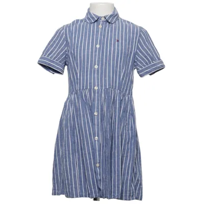 Blousejurk (Blauw, Wit) van Tommy Hilfiger Katoen, Linnen, Viscose