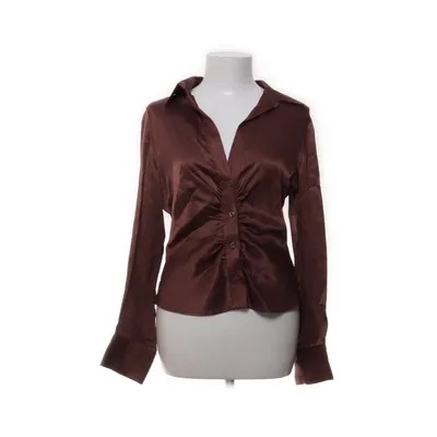 Chemise (Marron) de Zara Élasthane, Viscose