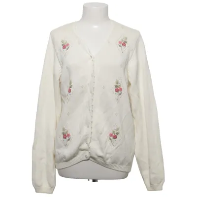 Strickjacke (Weiß, Mehrfarbig) von Tulchan Baumwolle