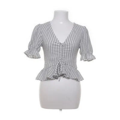 Topp (Vit, Svart) från Bik Bok Elastan, Polyester