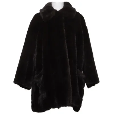 Winter jacket (Brown) from Couture Hélène Acrylic, Cotton