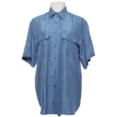 Korte mouwen shirt (Blauw) van Pure Silk Zijde